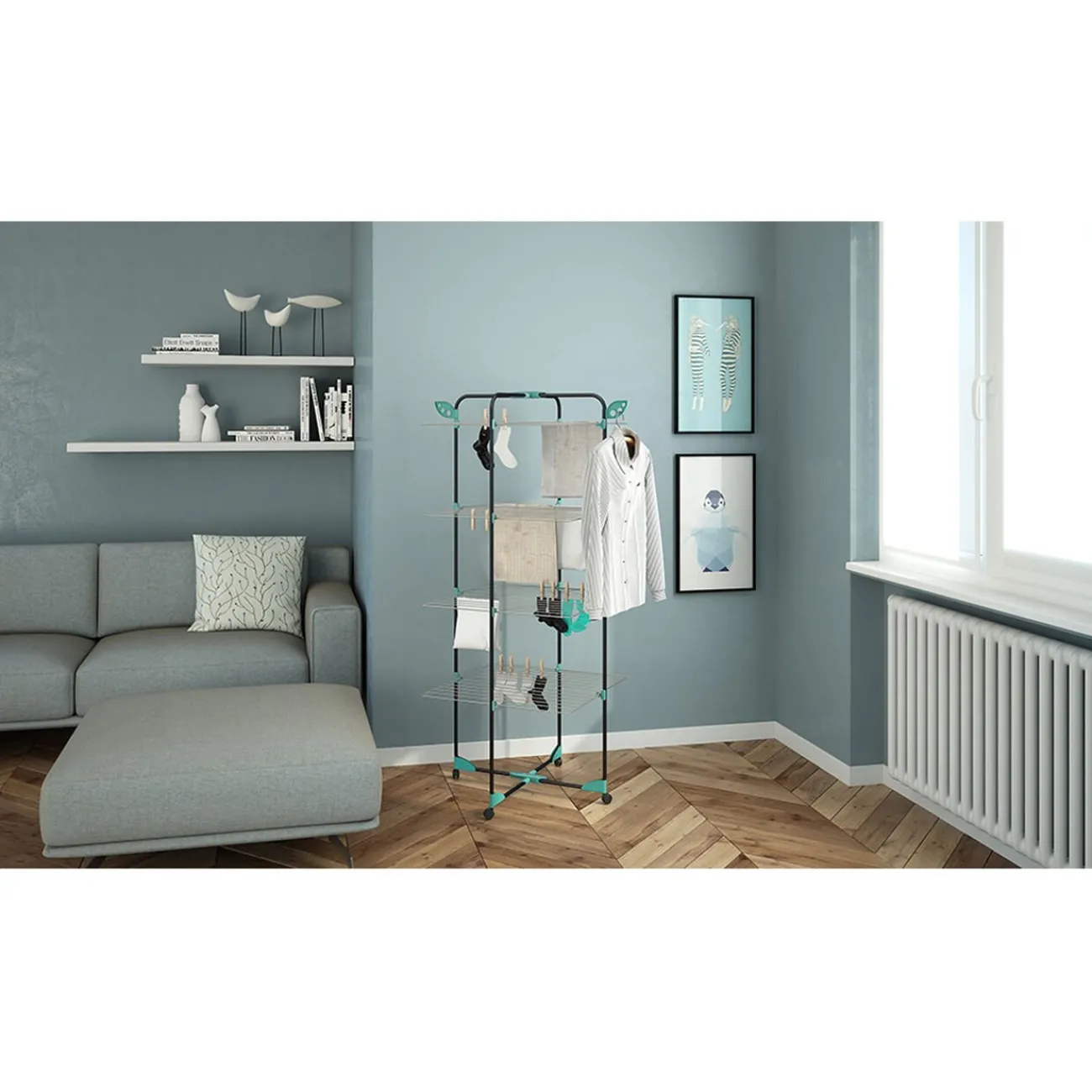 Gifi Entretien Du Linge|Séchoir tour 4 niveaux 40 m d étendage