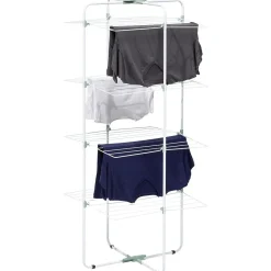 Gifi Entretien Du Linge|Séchoir tour sur roulettes étendoir à linge 4 niveaux