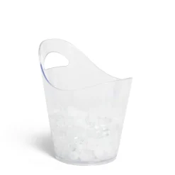 Gifi Seau à glaces 5L plastique transparent