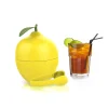 Gifi Seau à glacons forme citron jaune avec pince
