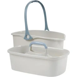 Gifi Nettoyage Et Entretien|Seau de ménage 11L avec panier gris et bleu