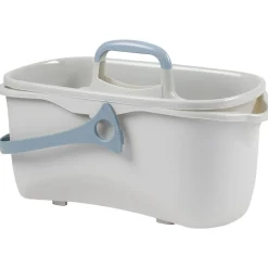 Gifi Nettoyage Et Entretien|Seau de ménage 11L avec panier gris et bleu