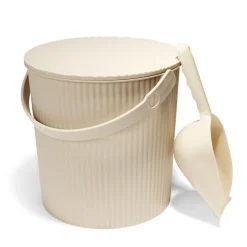 Gifi Rangement|Seau de stockage pour croquettes 10L - Ø26xH.26 cm