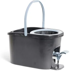Gifi Nettoyage Et Entretien|Seau essoreur 5L à pédale avec balai rotatif