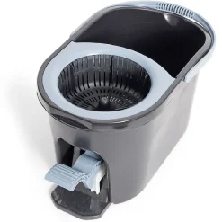 Gifi Nettoyage Et Entretien|Seau essoreur 5L à pédale avec balai rotatif