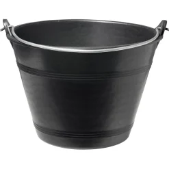 Gifi Nettoyage Et Entretien|Seau plastique noir 12L Ø35xH23cm