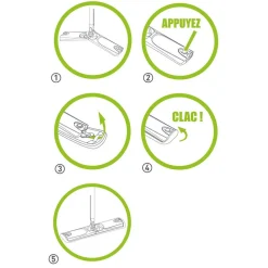 Gifi Nettoyage Et Entretien|Serpillère Wash Easy Paul Masquin