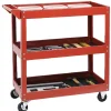 Gifi Aménagement Atelier^Servante d'atelier chariot 3 niveaux rouge