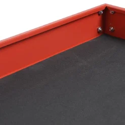 Gifi Aménagement Atelier^Servante d'atelier chariot 3 niveaux rouge