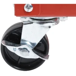 Gifi Aménagement Atelier^Servante d'atelier chariot 3 niveaux rouge