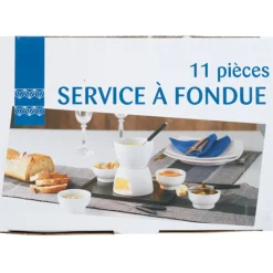 Gifi Service à fondue 11 pièces