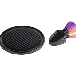 Gifi Service à raclette grill caquelon multicolore 6 personnes