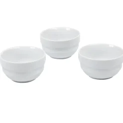 Gifi Service à tapas blanc 3 pièces