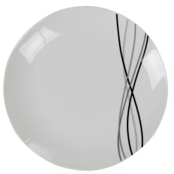 Gifi Service à vaisselle 12 pièces porcelaine blanche