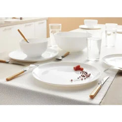 Gifi Service à vaisselle 19 pièces blanc