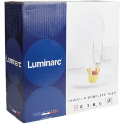 Gifi Service à vaisselle 19 pièces blanc