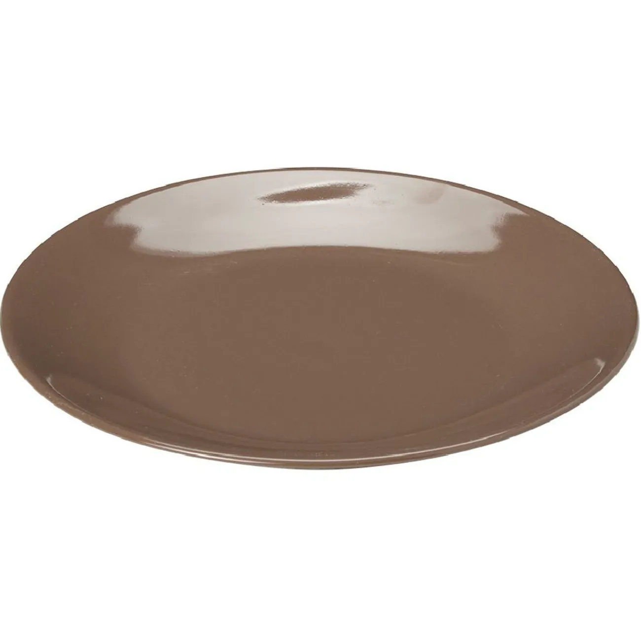 Gifi Service à vaisselle marron en faïence 18 pièces