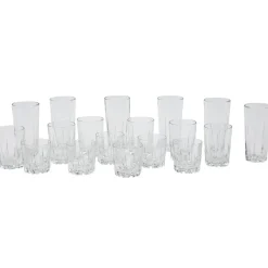 Gifi Service 18 verres transparents Versailles