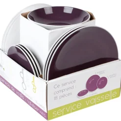 Gifi Service vaisselle 18 pièces