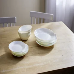 Gifi Service vaisselle opale 12 pièces