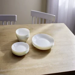 Gifi Service vaisselle opale 12 pièces