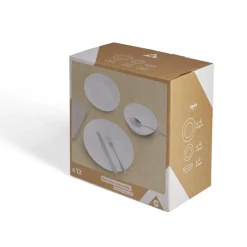 Gifi Service vaisselle opale 12 pièces