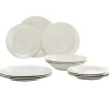 Gifi Service vaisselle porcelaine blanche