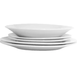 Gifi Service vaisselle porcelaine blanche