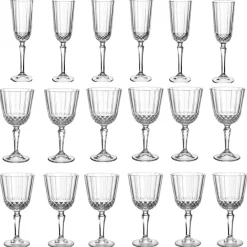 Gifi Service verre à pied Diony x 18