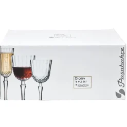 Gifi Service verre à pied Diony x 18