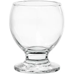 Gifi Service Verre ballon à pied transparent - Lot de 12