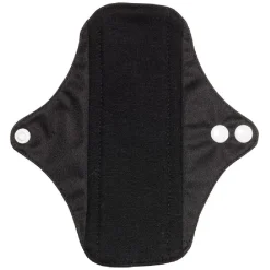 Gifi Bien-Être^Serviette hygiènique lavable noire 100% coton