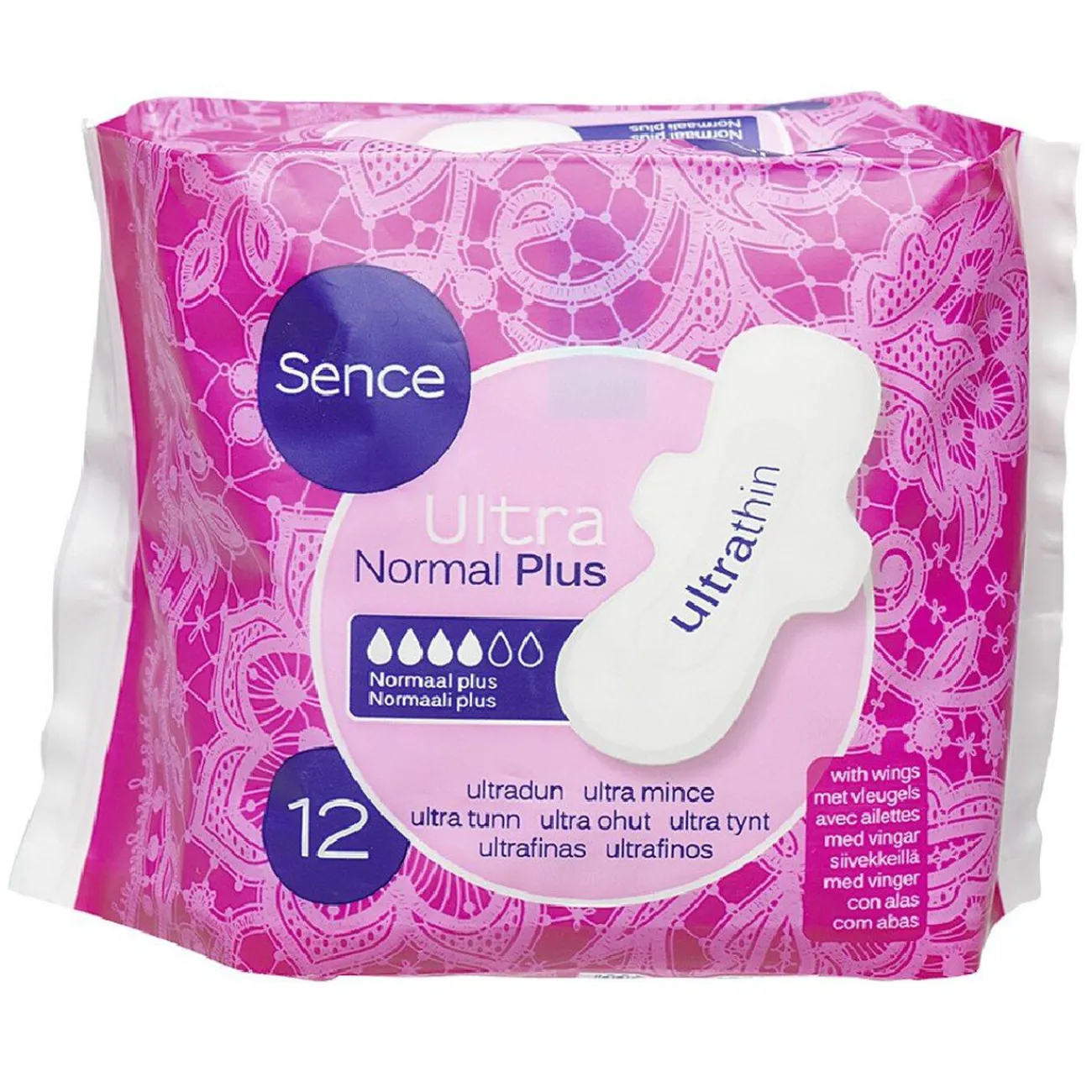 Gifi Bien-Être^Serviette hygiénique Normal plus ultra mince x12