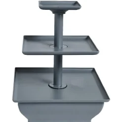 Gifi Serviteur 3 niveaux gris anthracite