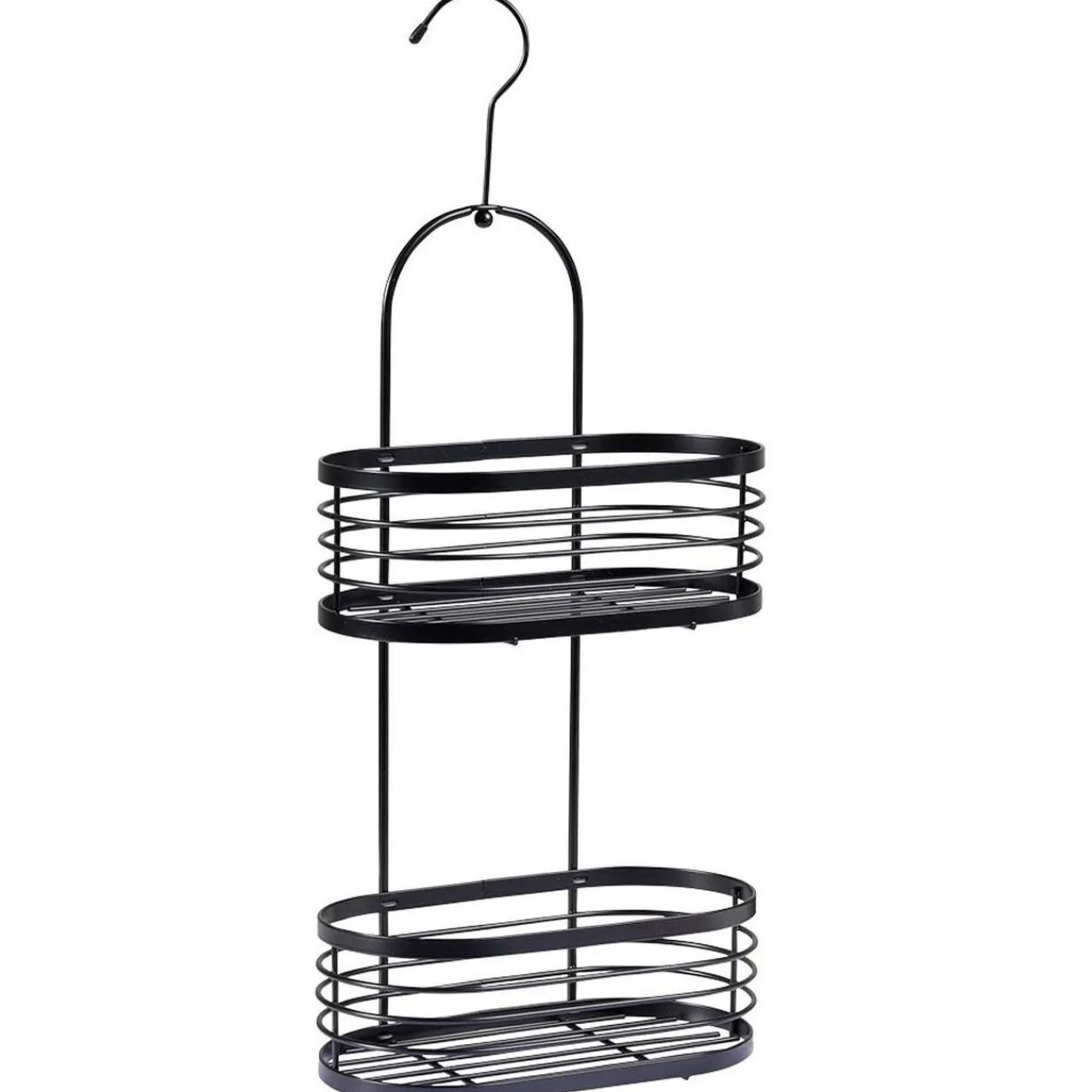 Gifi Equipement Douche^Serviteur de douche 2 niveaux métal noir