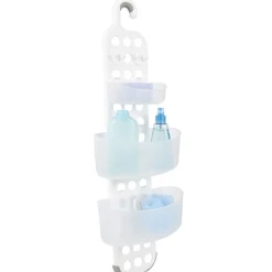 Gifi Equipement Douche^Serviteur de douche 4 paniers blanc