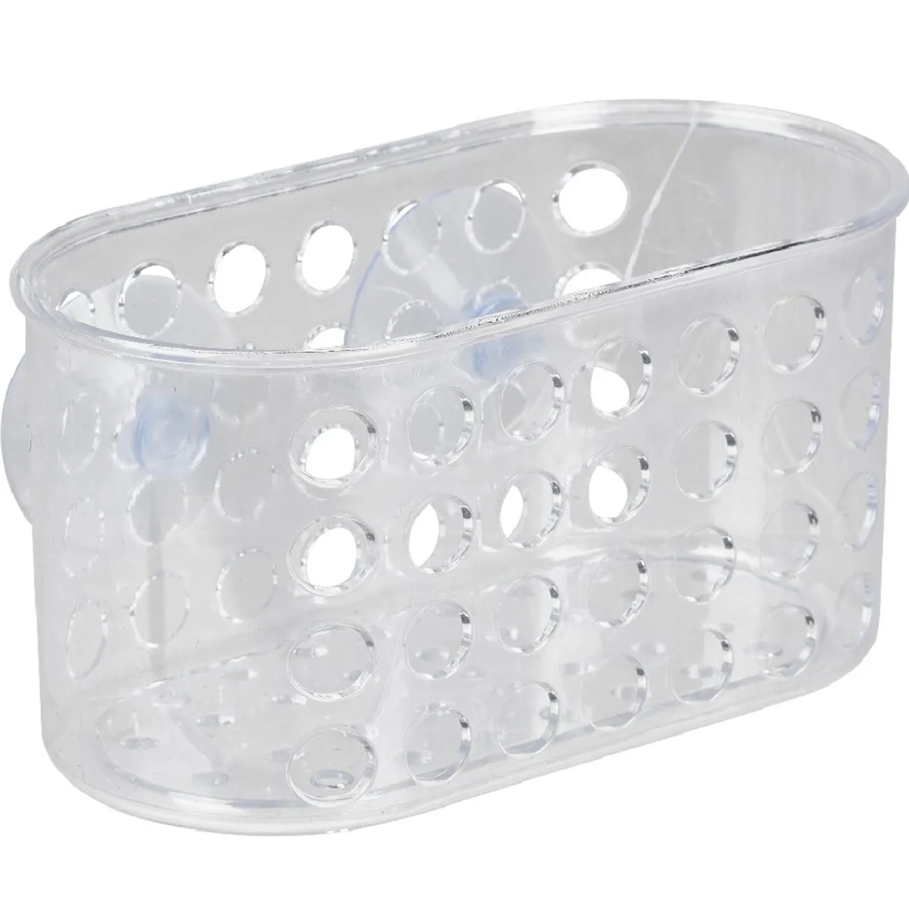 Gifi Equipement Douche^Serviteur de douche à ventouse ajouré transparent