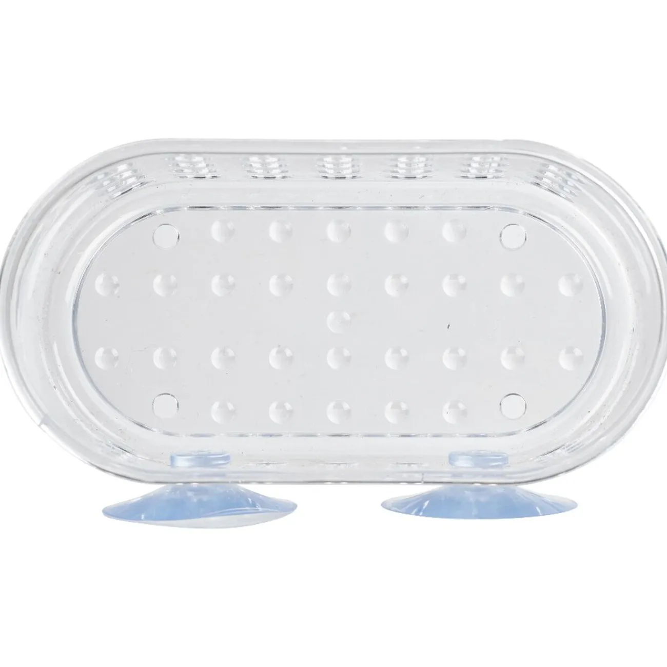 Gifi Equipement Douche^Serviteur de douche à ventouse ajouré transparent