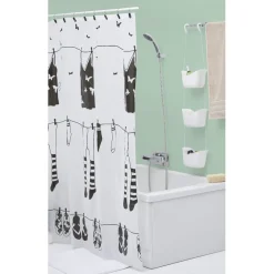 Gifi Equipement Douche^Serviteur de douche blanc 3 étages