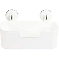 Gifi Equipement Douche^Serviteur de douche blanc fixation ventouses