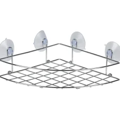 Gifi Equipement Douche^Serviteur de douche d'angle à ventouse