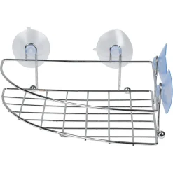 Gifi Equipement Douche^Serviteur de douche d'angle à ventouse