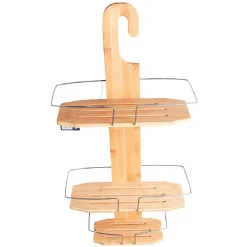 Gifi Equipement Douche^Serviteur de douche en bambou