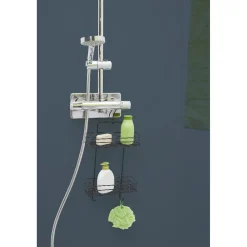 Gifi Equipement Douche^Serviteur de douche noir mat