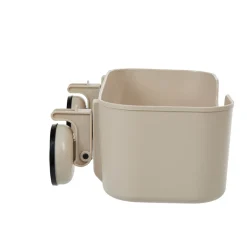 Gifi Equipement Douche^Serviteur panier de douche à ventouse gris