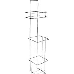 Gifi Aménagement Salle De Bain^Serviteur papier toilette gris chromé