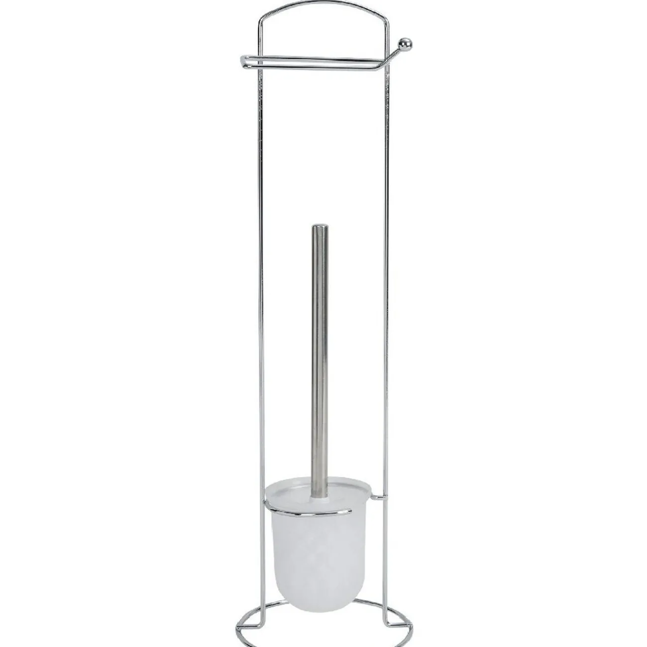 Gifi Aménagement Salle De Bain^Serviteur papier WC avec brosse intégrée