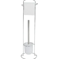 Gifi Aménagement Salle De Bain^Serviteur papier WC avec brosse intégrée