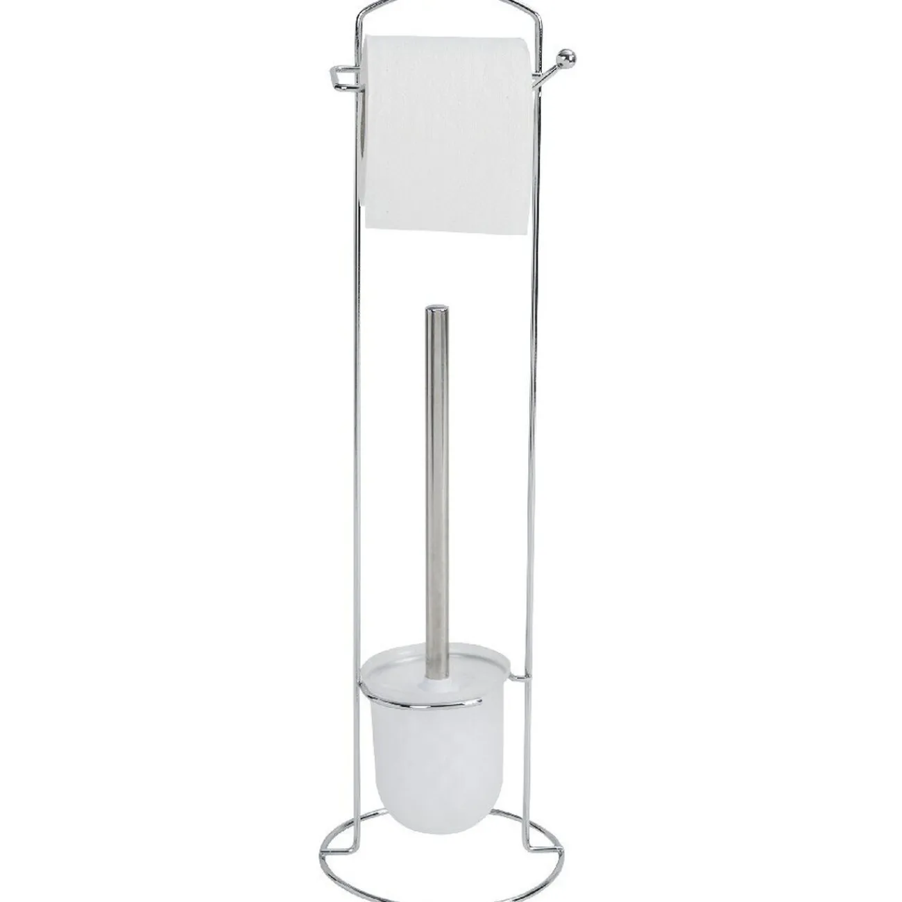 Gifi Aménagement Salle De Bain^Serviteur papier WC avec brosse intégrée