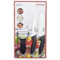 Gifi Set 2 couteaux et éplucheur lame céramique